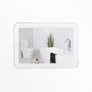 Дзеркало Qtap Swan 700х500 з LED-підсвічуванням Touch, диммер, рег. яскравості Reverse QT167814145070W SD00045747 фото