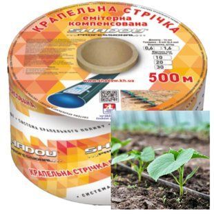 Эмитерная лента 6 mil шаг 30 см бухта 500 метров капля Shadow ЛЕНТКАП00061 фото