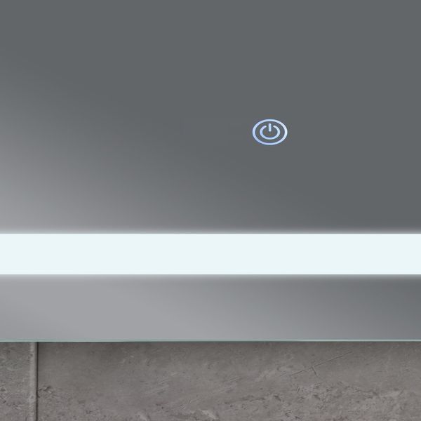 Дзеркало Mixxus TWEE MR09-80x60-REVERSE із LED Touch, Anti-fog, димером, регулюванням яскравості (MI6660) MI6660 фото
