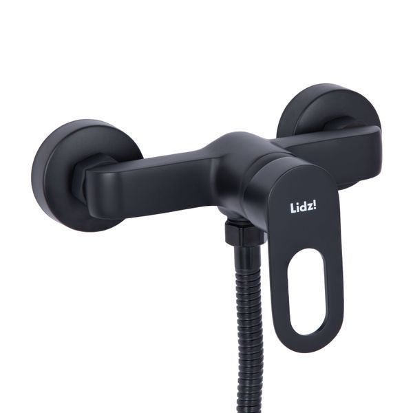 Смеситель для душа Lidz Latwa 010 (с душевым гарнитуром) (k40) LDLAT010BLA45421 Black SD00051545 фото