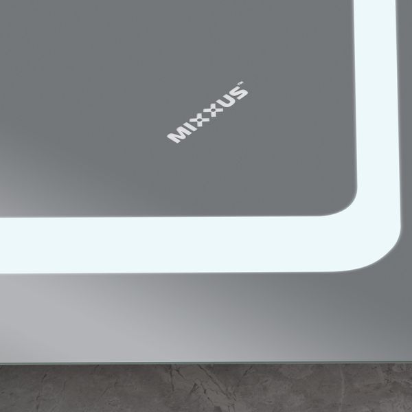 Дзеркало Mixxus TWEE MR09-80x60-REVERSE із LED Touch, Anti-fog, димером, регулюванням яскравості (MI6660) MI6660 фото