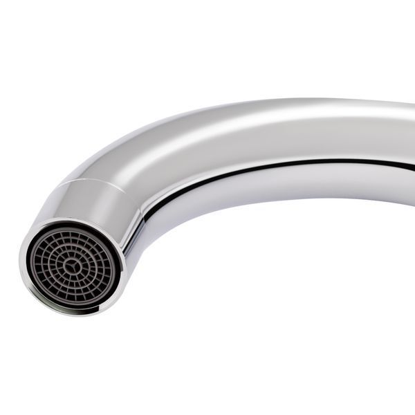 Змішувач для кухні Qtap Grand QTGRABCR007F Chrome/Black, одноважільний, поворотний вилив SD00039608 фото