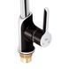 Змішувач для кухні Qtap Grand QTGRABCR007F Chrome/Black, одноважільний, поворотний вилив SD00039608 фото 4