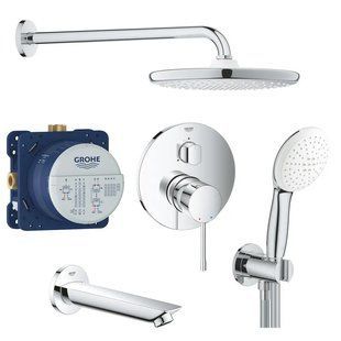 Душова система Grohe Essence Tempesta 250, вбудований монтаж, хром (UA26417SC1) UA26417SC1 фото
