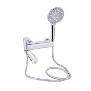 Смеситель для ванны Qtap Jay с поворотным изливом (c душевым гарнитуром) QTJAY260CRM45542 Chrome SD00051666 фото