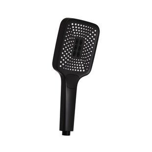 Лейка для ручного душа Qtap Rucni 140x110 мм прямоугольная QTRUC125BLM45955 Black Matt, 3 режима работы SD00052079 фото