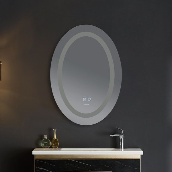 Дзеркало Mixxus PLAIN MV03-50x70 із LED Touch, Anti-fog, димером, регулюванням яскравості (MI6664) MI6664 фото