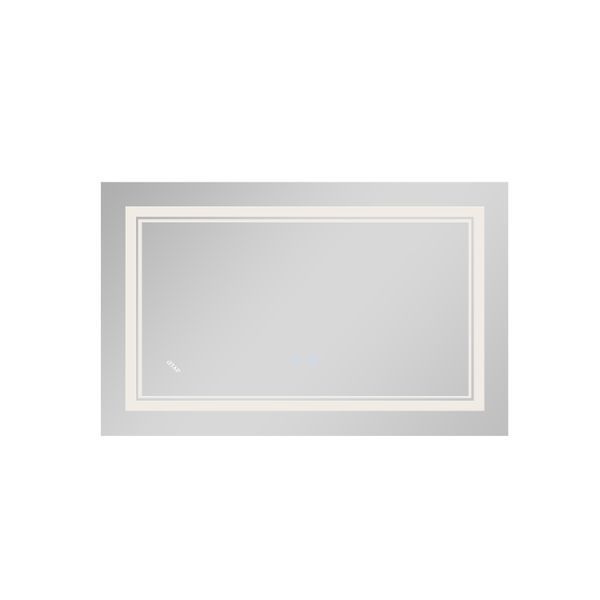 Дзеркало Qtap Cardinal 500х800 з LED-підсвічуванням Touch, з антизапітнінням, з диммером, рег. темп. Кольори SD00052322 фото