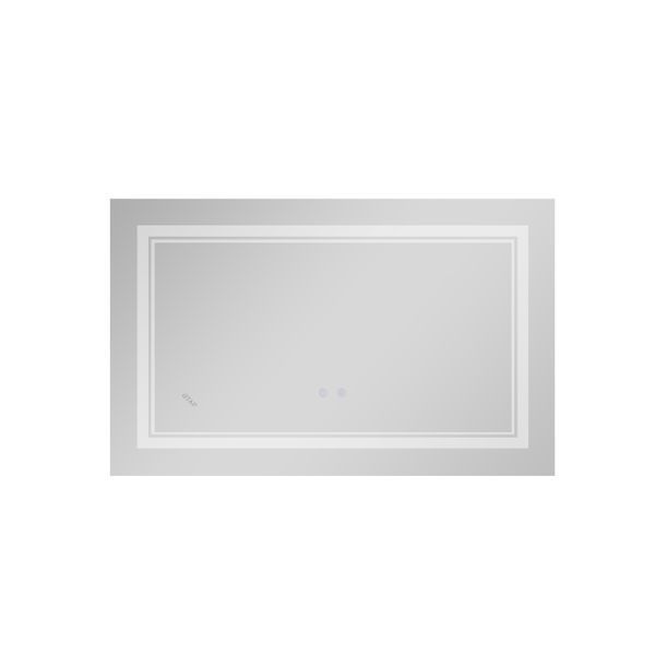 Дзеркало Qtap Cardinal 500х800 з LED-підсвічуванням Touch, з антизапітнінням, з диммером, рег. темп. Кольори SD00052322 фото