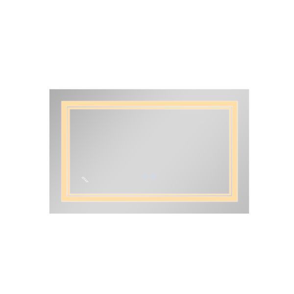 Дзеркало Qtap Cardinal 500х800 з LED-підсвічуванням Touch, з антизапітнінням, з диммером, рег. темп. Кольори SD00052322 фото