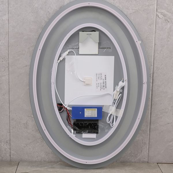 Дзеркало Mixxus PLAIN MV03-50x70 із LED Touch, Anti-fog, димером, регулюванням яскравості (MI6664) MI6664 фото