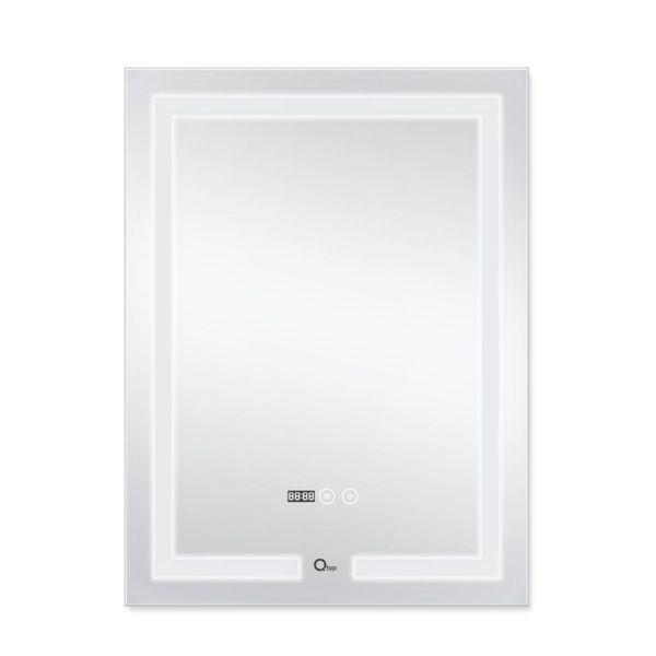 Дзеркало Qtap Mideya (DC-F936) 500х800 з LED-підсвічуванням Touch, з антизапітнінням, годинником, диммером SD00036739 фото