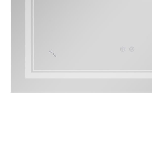 Дзеркало Qtap Cardinal 500х800 з LED-підсвічуванням Touch, з антизапітнінням, з диммером, рег. темп. Кольори SD00052322 фото
