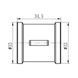 Муфта SD Forte 3/4" ВВ хром SF356H20 SD00002567 фото 2
