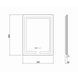 Дзеркало Qtap Mideya (DC-F936) 500х800 з LED-підсвічуванням Touch, з антизапітнінням, годинником, диммером SD00036739 фото 2