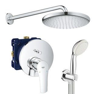 Душова система прихованого монтажу Grohe Eurosmart New Tempesta 250, хромований змішувач (UA26416SC3) UA26416SC3 фото