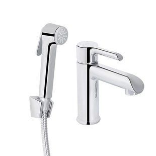 Змішувач для раковини Qtap Grand (з гігієнічним душем) QTGRA272CRM45670 Chrome, Одноважільний, латунний SD00051794 фото