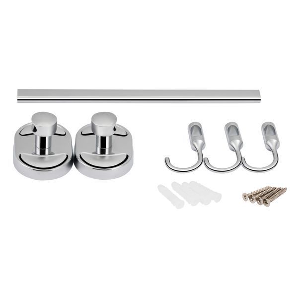Держатель Lidz Oreo 0803 3 гачка LDORE0803CRM22174 Chrome, настінний, хромований, 3 гачка SD00028271 фото