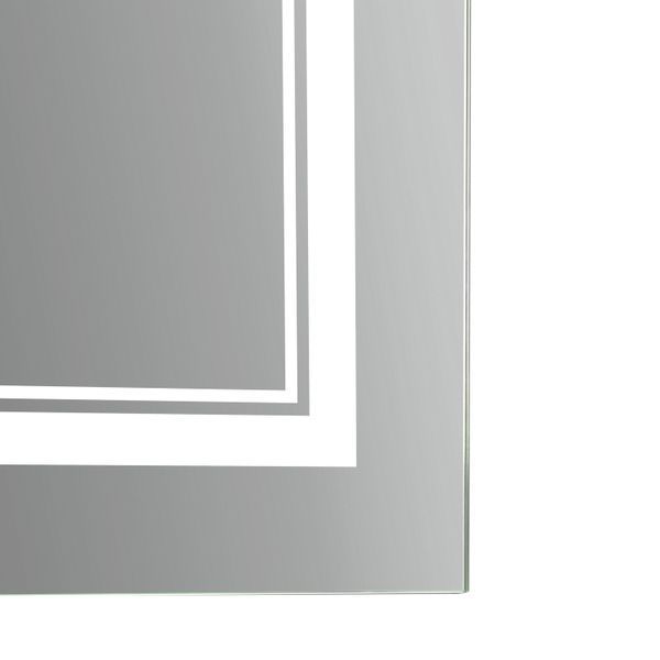 Дзеркало Qtap Cardinal 500х700 з LED-підсвічуванням Touch, з антизапотіванням, з диммером, рег темп кольору (3000-6500K) Reverse QT0478C5070 SD00052323 фото