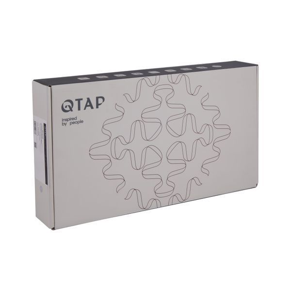 Смеситель для раковины Qtap Vlasta New высокий QTVLA269GMB45653 Gunmetal Black PVD, однорычажный, латунь SD00051777 фото