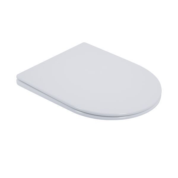 Унітаз підлоговий Qtap Swan Ultra Quiet з сидінням Soft-close 640x360x835 мм QT16222182TW Білий, з механічним зливом SD00053263 фото