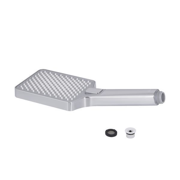 Лейка для ручного душа Qtap Rucni 140x95 мм прямоугольная QTRUC125CRM45958 Chrome, 3 режима, ABS пластик SD00052082 фото