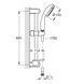 Душовий гарнітур Grohe New Tempesta Classic з штангою, 2 режими струї, хром (27926001) 27926001 фото 3