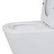 Унітаз підлоговий Qtap Swan Ultra Quiet з сидінням Soft-close 640x360x835 мм QT16222182TW Білий, з механічним зливом SD00053263 фото 4