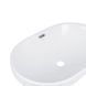 Комплект Qtap Leo: Раковина врезная овальная 590x400x170 мм White + Донный клапан PU02O SD00053416 фото 4