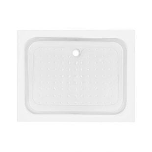 Душевой поддон KAPIELKA ST100x80х14 низкий, прямоугольный, диаметр слива 52 мм, акриловый, белый SD00051133 фото