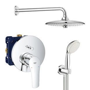Душова система прихованого монтажу Grohe Grohtherm SmartControl з хромованим змішувачем (UA34614SC4) UA34614SC4 фото