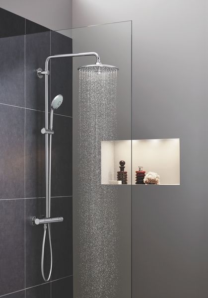 Душевая система Grohe Euphoria с термостатом, хром, 2 режима, TurboStat (27296002) 27296002 фото
