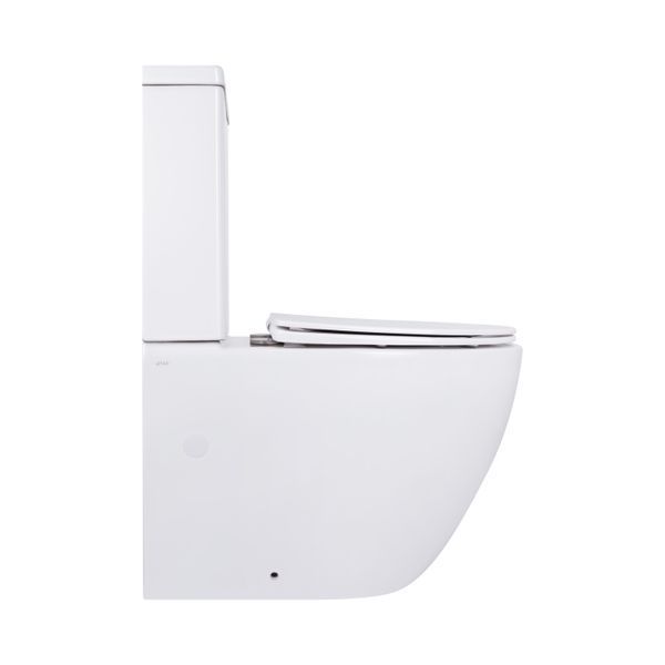 Унітаз підлоговий Qtap Jay Ultra Quiet з сидінням Soft-close 640x360x835 мм QT07222175TW Білий, з функцією Quick Release SD00053257 фото