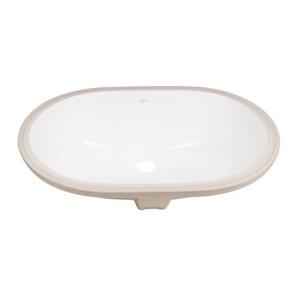 Комплект Qtap Stork: Раковина врезная овальная 560x395x195 мм White + Донный клапан PU02O SD00053418 фото