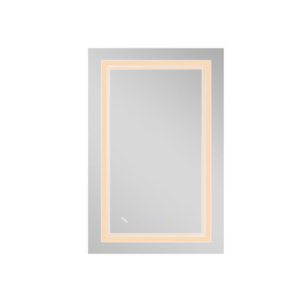 Дзеркало Qtap Cardinal 650х900 з LED-підсвічуванням Touch, з антизапітнінням, з диммером, рег. темп. кольори (3000-6500K) Reverse QT0478C6590 SD00052324 фото