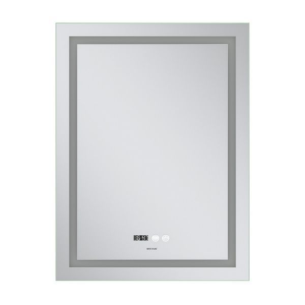 Дзеркало Mixxus Premium FLASH MR21-60x80 (LED Touch, Anti-fog, димер, годинник) (MP6617) MP6617 фото