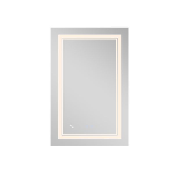 Дзеркало Qtap Cardinal 650х900 з LED-підсвічуванням Touch, з антизапітнінням, з диммером, рег. темп. кольори (3000-6500K) Reverse QT0478C6590 SD00052324 фото
