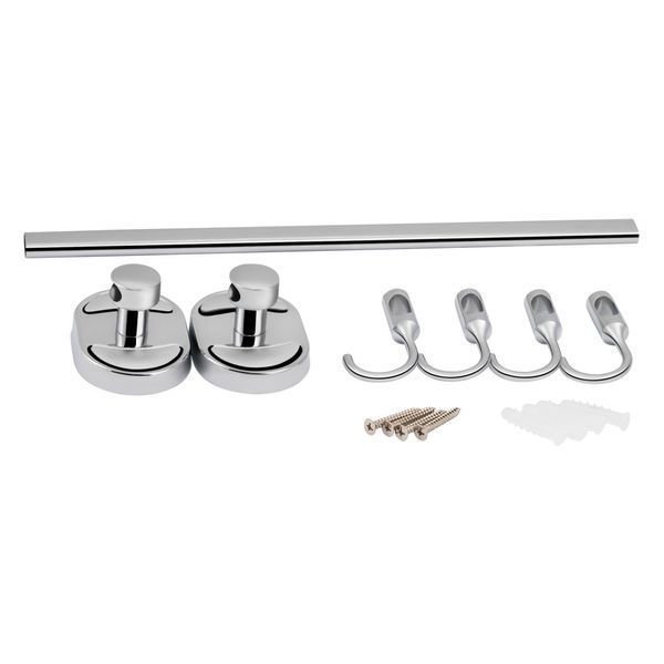 Тримач Lidz Oreo 0804 4 гачка LDORE0804CRM22175 Chrome, настінний, для рушників і халатів SD00028272 фото