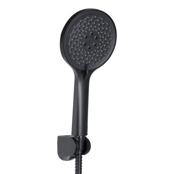 Змішувач для ванни Qtap Taurus (з душовим гарнітуром) QTTAU259BLM45662 Black Matt SD00051786 фото