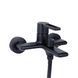 Змішувач для ванни Qtap Taurus (з душовим гарнітуром) QTTAU259BLM45662 Black Matt SD00051786 фото 3