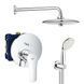 Душевая система скрытого монтажа Grohe Grohtherm SmartControl с хромированным смесителем (UA34614SC4) UA34614SC4 фото 1