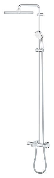 Душова система з термостатом Grohe New Tempesta Cosmop для ванної, хром (26691000) 26691000 фото
