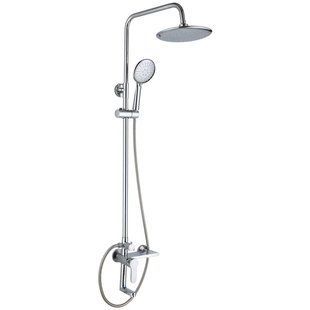 Душова колонка з змішувачем MIXXUS PREMIUM AXIO 003-J, тропічний душ, латунь, хром (MI1588) MI1588 фото