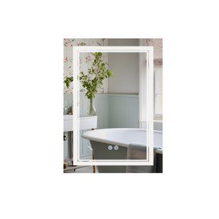 Зеркало Qtap Cardinal 600х800 с LED-подсветкой Touch, с антизапотеванием, с диммером, рег. темп. цвета (3000-6500K) Reverse QT0478C6080 SD00052325 фото