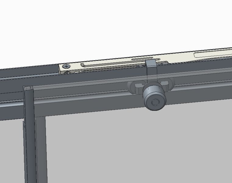 Двері в нішу Koer SR SD05, розсувні, скло 6мм, хром, 140x200 см, Easy Clean (KR5406) KR5406 фото