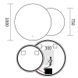 Дзеркало Mixxus Premium TOPPER MC01-100x75 (LED Touch, Anti-fog, димер (3-6,5kK) (MP6631) MP6631 фото 9
