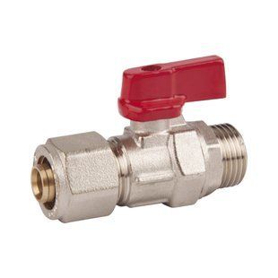 Кран кульовий обтискний SD Forte 20х3/4" ЗР SF262W20 SD00023058 фото