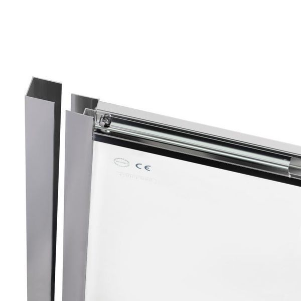 Душевая дверь в нишу Qtap Taurus CRM2011-12.C6 110-120x185 см, стекло Clear 6 мм, покрытие CalcLess, SD00045296 фото