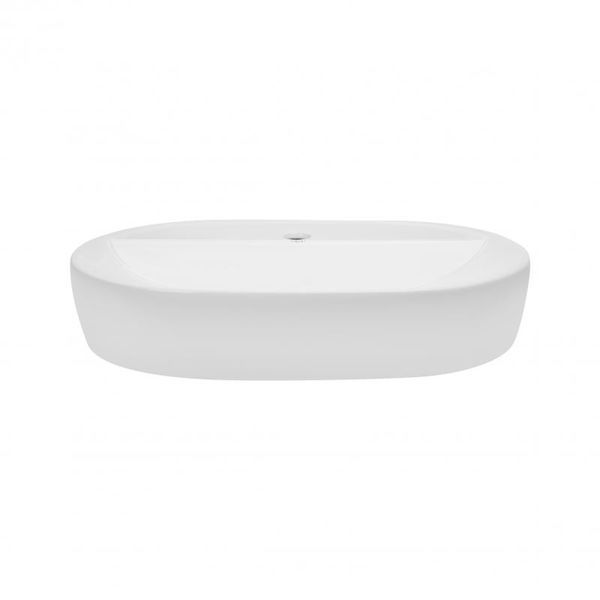 Раковина Qtap Scorpio 610x400x120 White с донным клапаном QT14112203W SD00046266 фото
