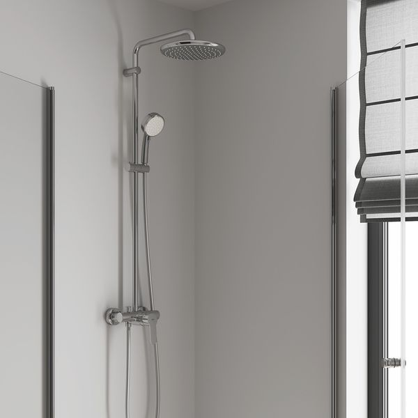 Душевая система Grohe New Tempesta Cosmop с смесителем, хром, 2 режима (26673000) 26673000 фото